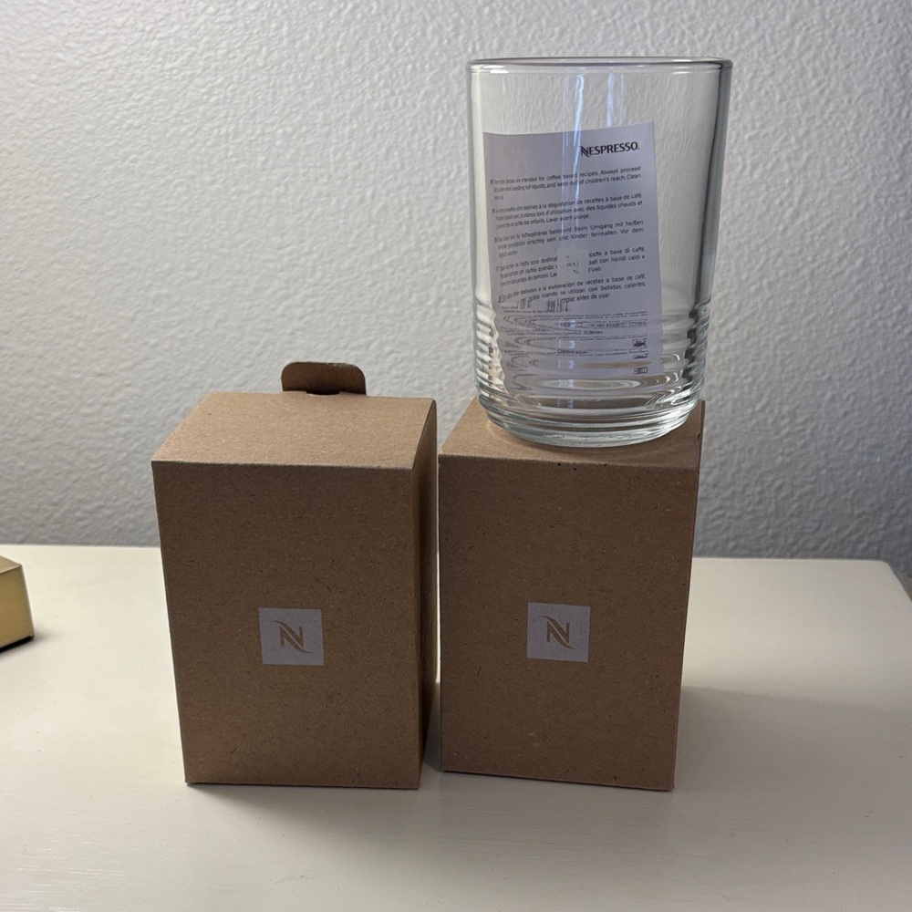Nespresso Transparent Glass Cup